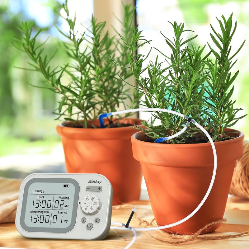 beday Automatic Plant Waterer Replacement Kit for 15 Potted Plants, Accessories Expansion Set for Auto Drip Irrigation Programmable Self Watering Timer Devices - Image 3
